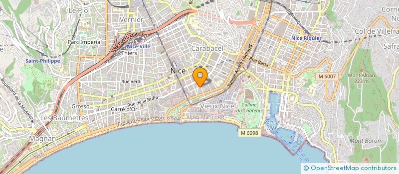 localisation de l'entreprise ARNUYAS à NICE