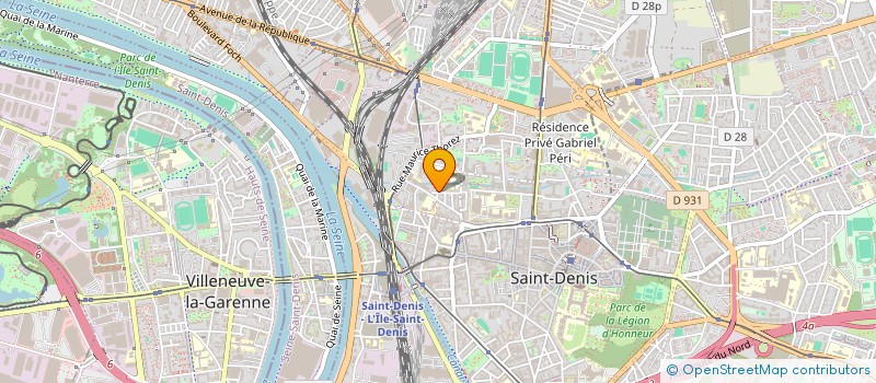 localisation de l'entreprise ARNY BAT à SAINT-DENIS