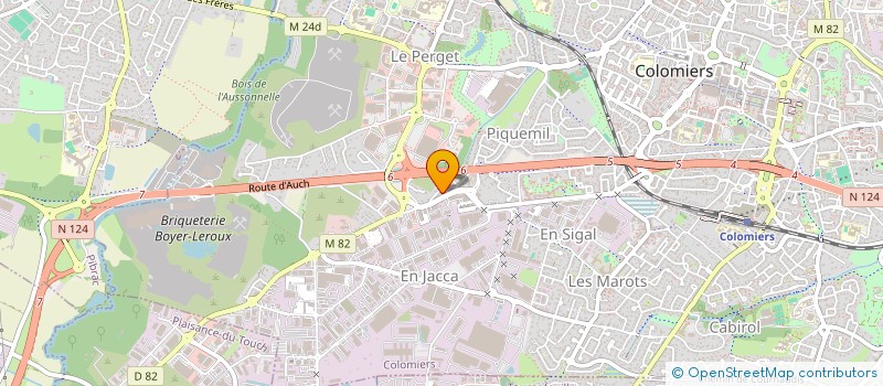localisation de l'entreprise ARO à COLOMIERS