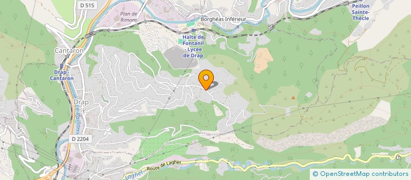 localisation de l'entreprise ARO  DRAP