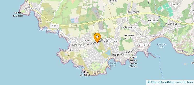 localisation de l'entreprise ARO à PLOEMEUR