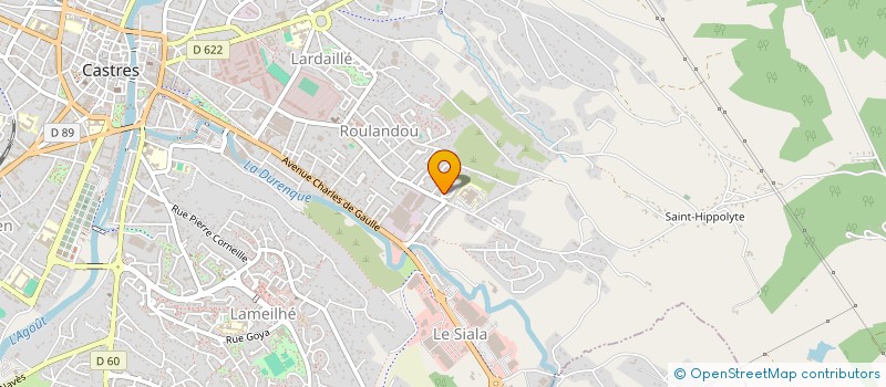 localisation de l'entreprise ARO à CASTRES