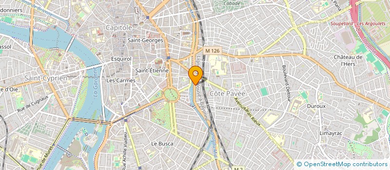 localisation de l'entreprise ARO CONSULTANT  TOULOUSE