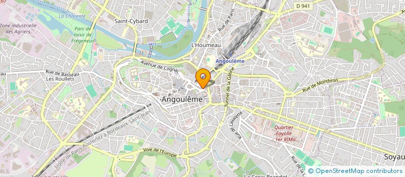 localisation de l'entreprise ARO MARKET à ANGOULEME
