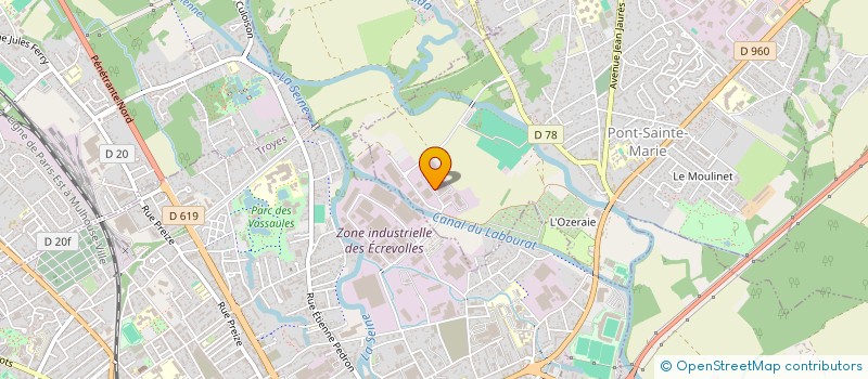 localisation de l'entreprise AROB@SE SERVICES  PONT-SAINTE-MARIE