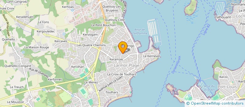 localisation de l'entreprise AROBA  LARMOR-PLAGE