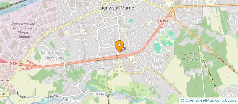 localisation de l'entreprise AROBAN  LAGNY-SUR-MARNE