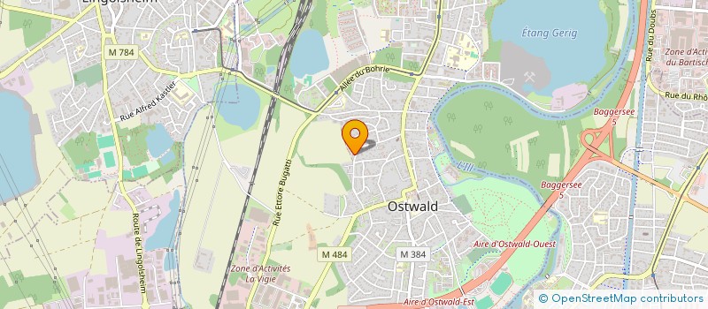 localisation de l'entreprise AROBAS SOLUTION  OSTWALD