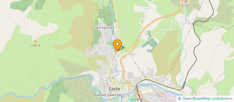 localisation de l'entreprise AROBASE à CORTE