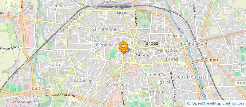 localisation de l'entreprise AROBASE à TARBES