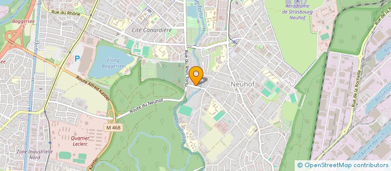 localisation de l'entreprise AROBASE à STRASBOURG