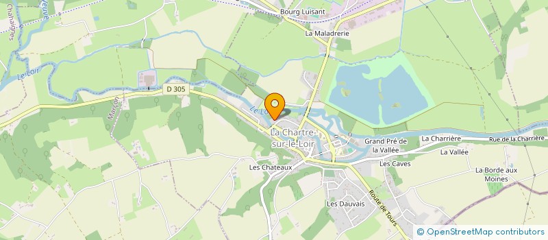 localisation de l'entreprise AROBASE DEVELOPPEMENT  LA CHARTRE-SUR-LE-LOIR