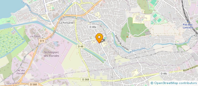localisation de l'entreprise AROBASE ELEC à MARIGNANE