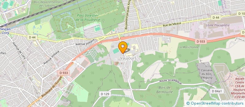 localisation de l'entreprise AROBASE METAL à VAUJOURS