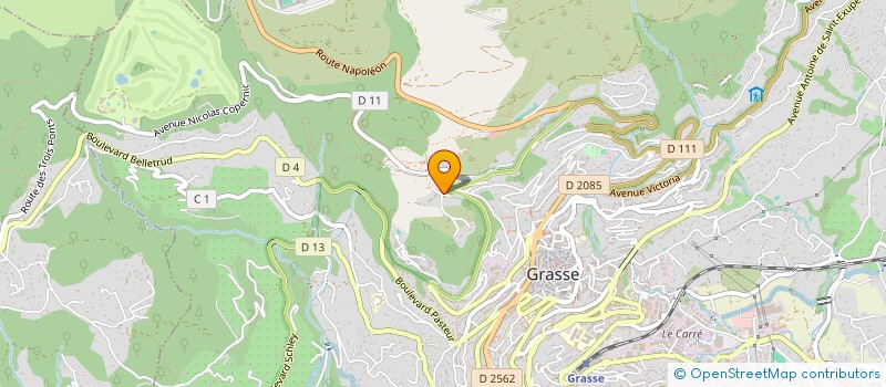 localisation de l'entreprise AROBASE SERVICE à GRASSE