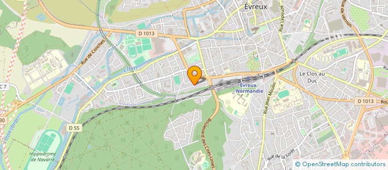 localisation de l'entreprise AROBASE SERVICES HABITAT à EVREUX