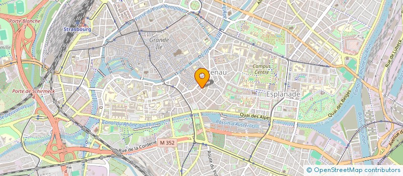 localisation de l'entreprise AROBAT à STRASBOURG