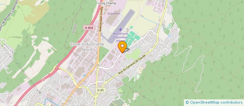 localisation de l'entreprise AROCA à ARBENT