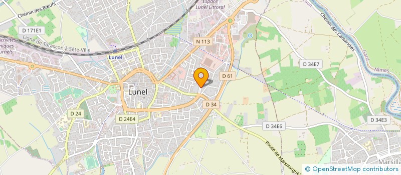 localisation de l'entreprise AROCA PERE ET FILS à LUNEL
