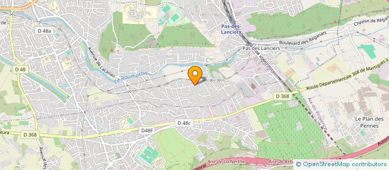 localisation de l'entreprise AROCS  MARIGNANE