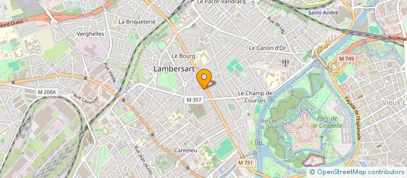 localisation de l'entreprise AROD DEVELOPPEMENT à LAMBERSART