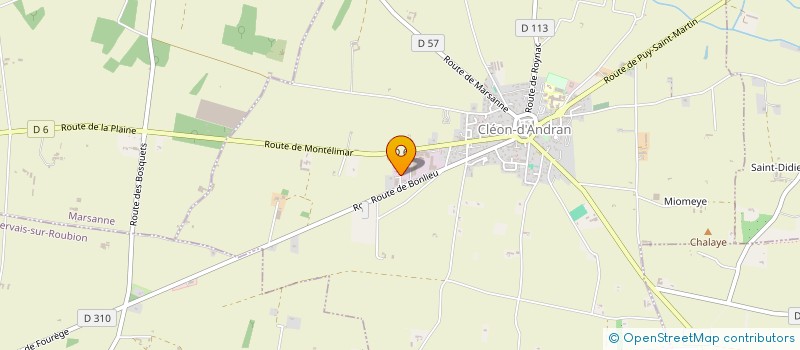 localisation de l'entreprise AROD SERVICES  CLEON-D'ANDRAN