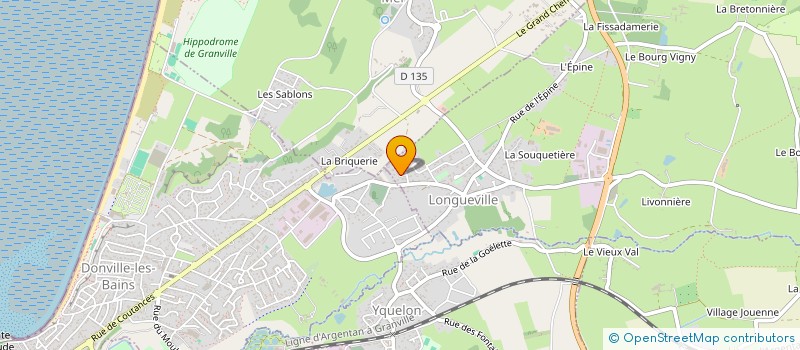 localisation de l'entreprise AROGA  LONGUEVILLE