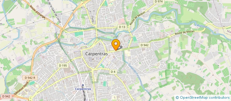 localisation de l'entreprise AROGALE à CARPENTRAS