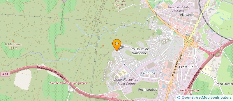 localisation de l'entreprise AROHA à NARBONNE