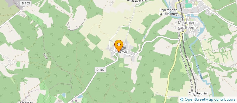 localisation de l'entreprise AROHM ELECTRICITE  MOUTHIERS-SUR-BOEME