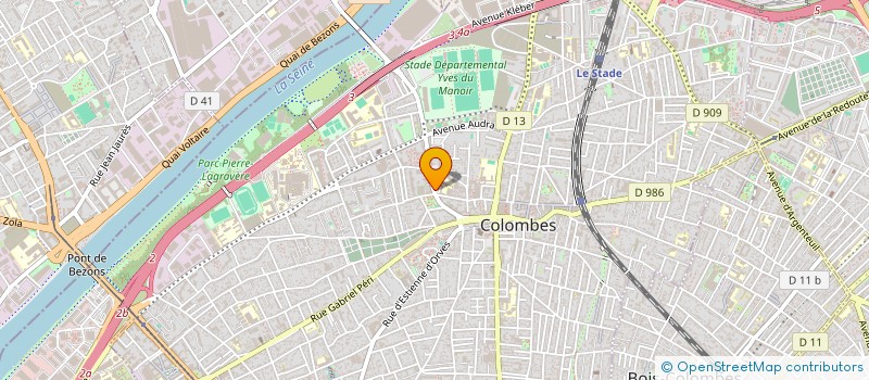localisation de l'entreprise AROJA TELECOM  COLOMBES