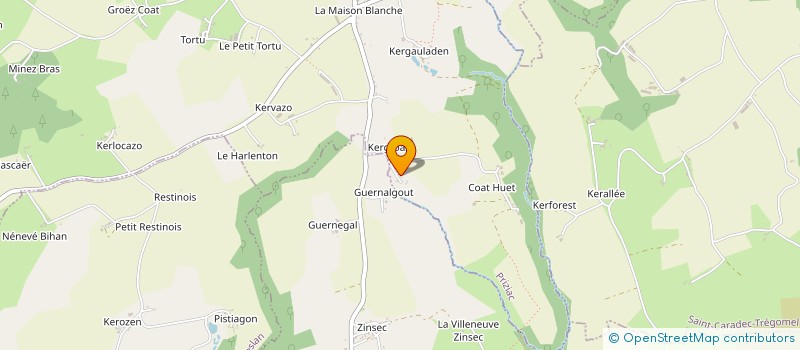 localisation de l'entreprise AROK  PRIZIAC