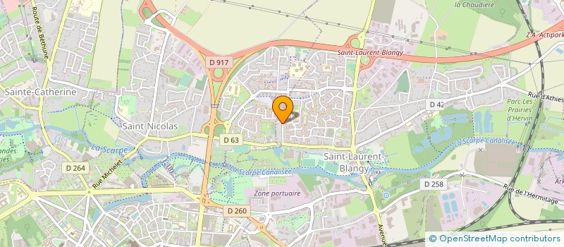 localisation de l'entreprise AROKARIA PRODUCTIONS  SAINT-LAURENT-BLANGY