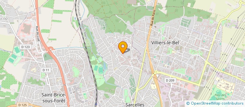 localisation de l'entreprise AROKION à SARCELLES