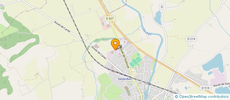 localisation de l'entreprise AROLA à SAVERDUN