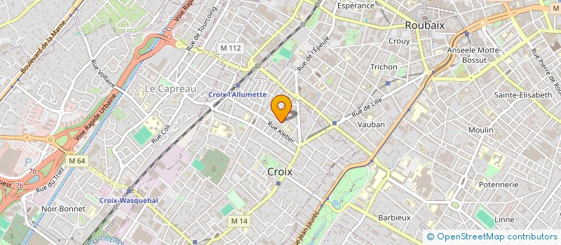 localisation de l'entreprise AROLIV IMMO INVEST à CROIX