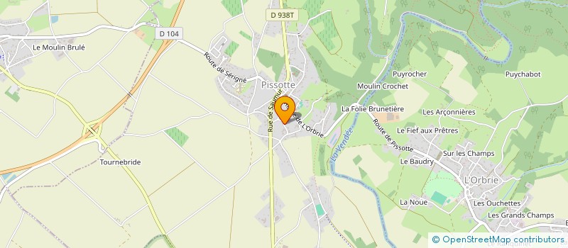 localisation de l'entreprise AROM  PISSOTTE