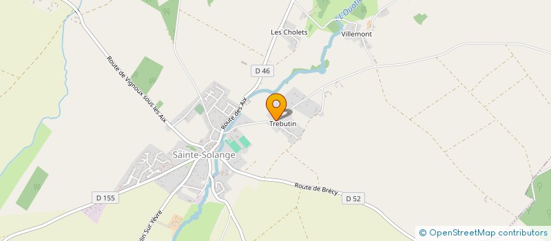 localisation de l'entreprise AROM'ESCENCE  SAINTE-SOLANGE