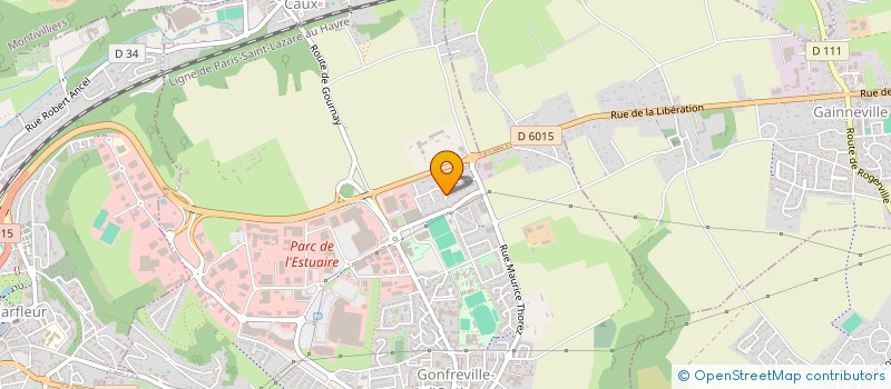 localisation de l'entreprise AROM'ESSSENCE à GAINNEVILLE