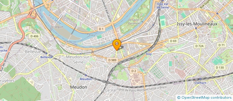 localisation de l'entreprise AROM MICRO SERVICES à ISSY-LES-MOULINEAUX
