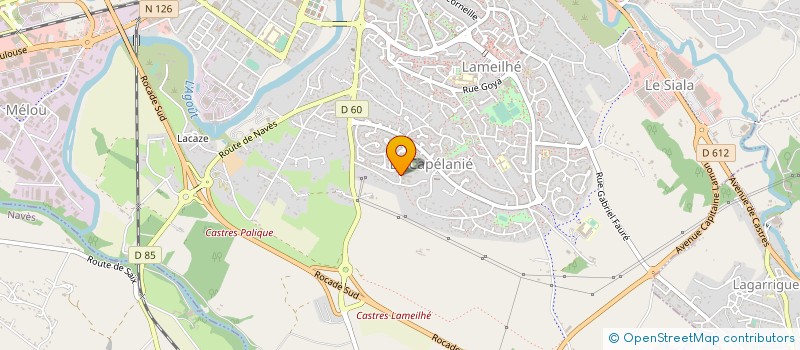 localisation de l'entreprise AROM'TERRAPET  CASTRES