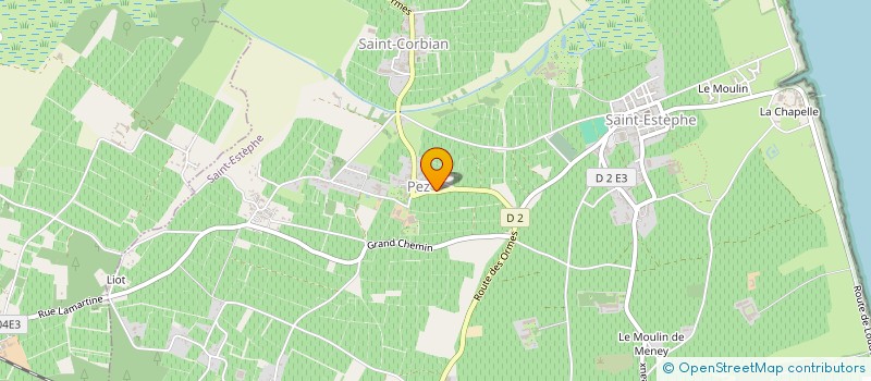 localisation de l'entreprise AROMA EMBOUTEILLAGE à SAINT-ESTEPHE