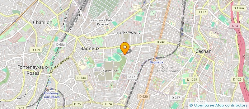 localisation de l'entreprise AROMA FINE à BAGNEUX