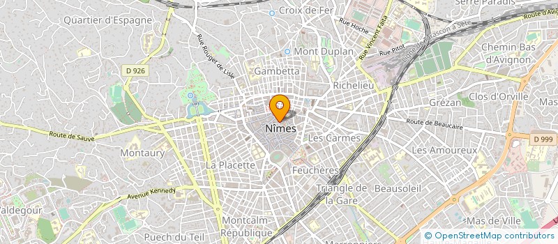 localisation de l'entreprise AROMA TABERNA à NIMES
