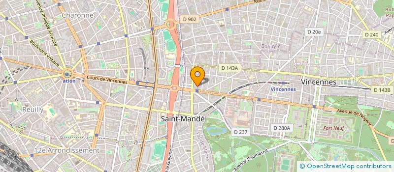 localisation de l'entreprise AROMA TRADING  SAINT MANDE