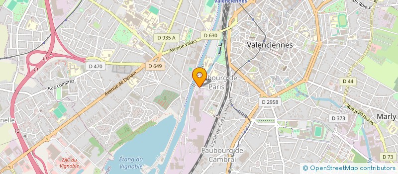 localisation de l'entreprise AROMAFLEURS BIEN-ETRE ET SANTE à VALENCIENNES