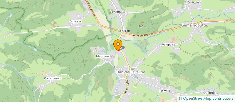 localisation de l'entreprise AROMAIRE&CO  BAN-DE-LAVELINE