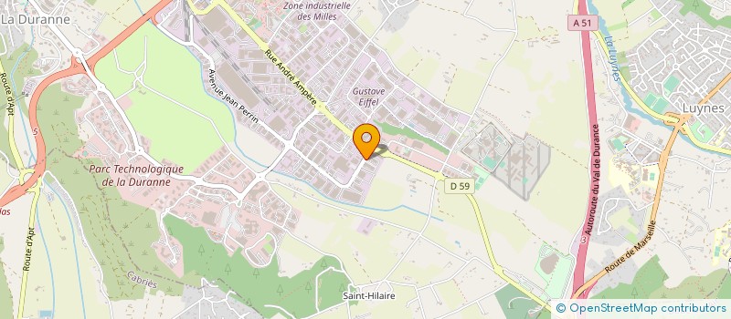 localisation de l'entreprise AROMAKER à AIX-EN-PROVENCE