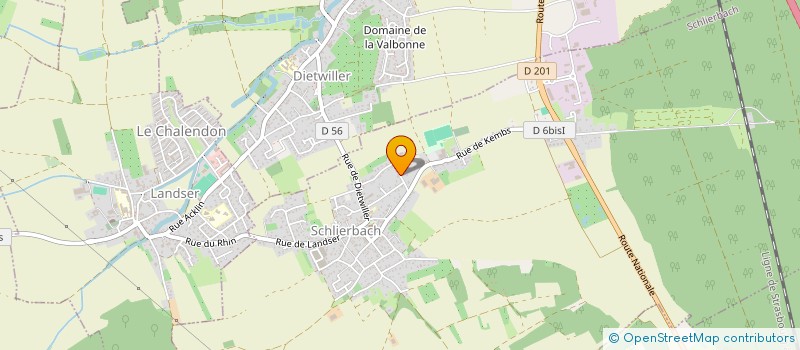 localisation de l'entreprise AROMAKO à SCHLIERBACH