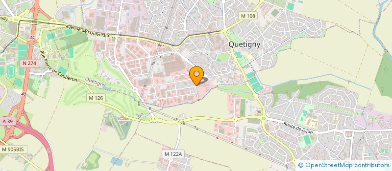 localisation de l'entreprise AROMALYSE à QUETIGNY